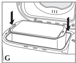 BLACK & DECKER BLACK & DECKER B2300 - Insérez le moule à pain - 1