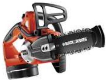 BLACK & DECKER BLACK & DECKER GKC1817 - Tronçonneuse sans fil 18V nicad 1.5ah - 2