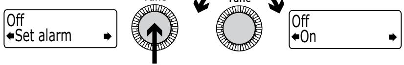 PURE EVOKE-1S MARSHALL - Setting the alarm (Timer > Alarm settings) - 1