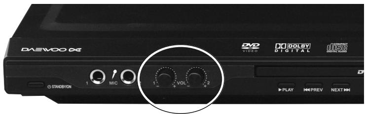 DAEWOO DV-3000S - Controle du microphone - 2