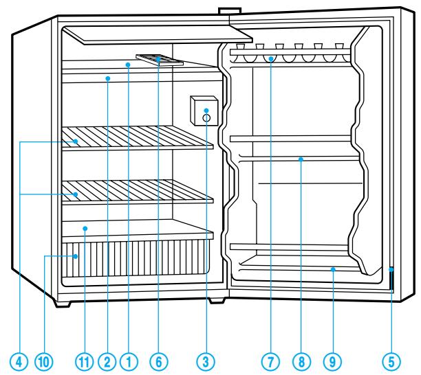 DAEWOO FR-142 - Description des PIECES - 1