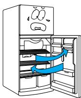 DAEWOO FR-590NW - Ouvrir et fermer les portes rapidement! - 1