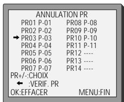 DAEWOO VCR2360B - Effacer des emplacements de programme - 11