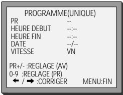 DAEWOO VCR2360B - Programmation normale - 9