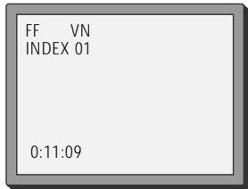 DAEWOO VQ457 - Recherche du début de nouvelles séquences (recherche d'index) - 2