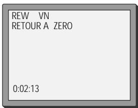 DAEWOO VQ457 - Accès à la position 0:00:00 du compteur - 1