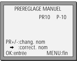 DAEWOO VQ457 - Noms de chaînes - 3