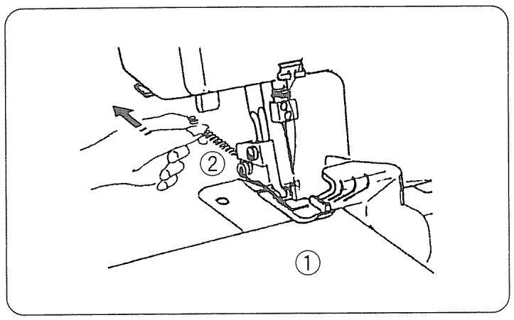 JANOME 204D - La tension du fil du boucleur est déséquilibrée - 1