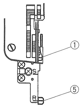 JANOME 204D - Réglage de la largeur de coupe - 3