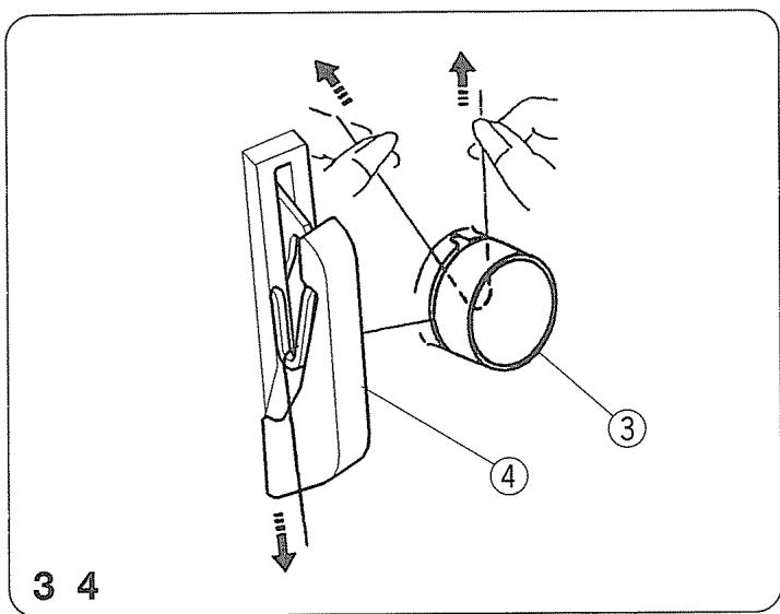 JANOME 204D - - Enfilage de l'aiguille gauche - 1