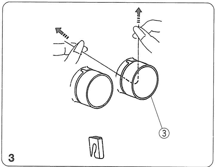 JANOME 204D - - Enfilage de l'aiguille droite - 1