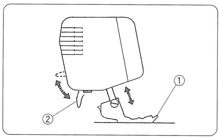 JANOME 204D - Pose du capuchon du porte-bobine et du filet - 4