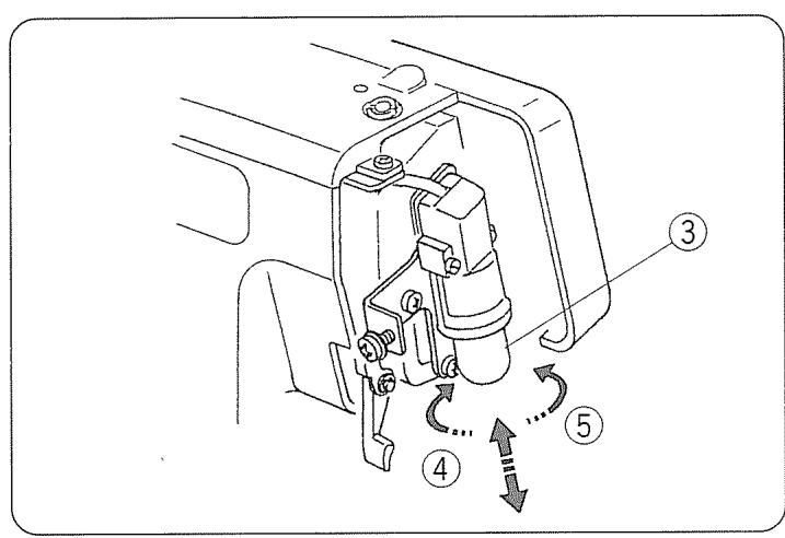 JANOME 204D - Nettoyage de la zone du couteau supérieur - 2