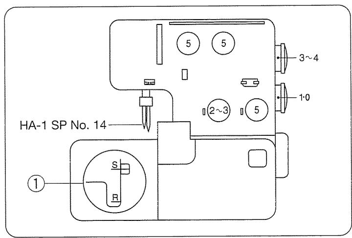 JANOME 204D - Bonne tension - 2