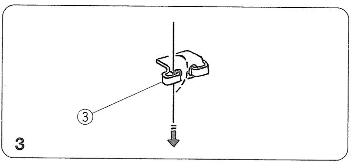 JANOME 204D - - Enfilage du boucleur inférieur - 10