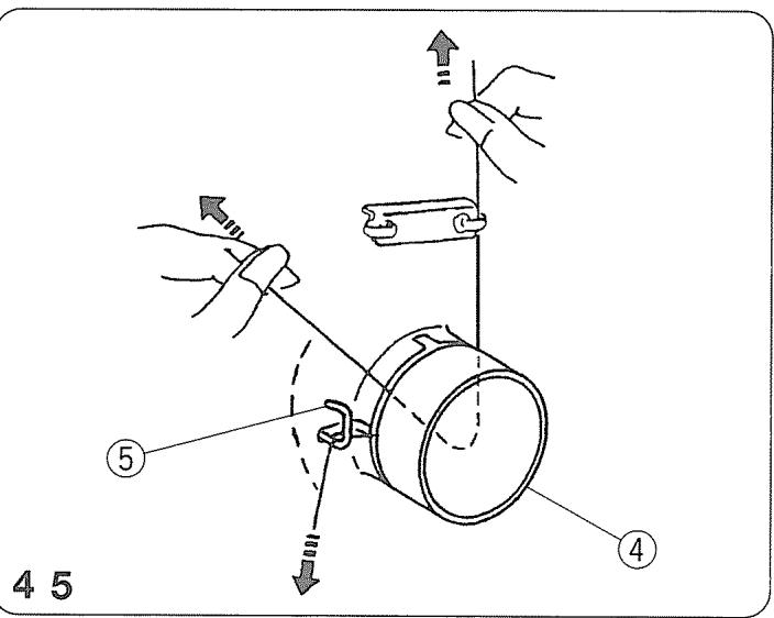 JANOME 204D - - Enfilage du boucleur inférieur - 1