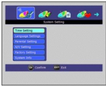 SUPPORTPLUS ADAPTATEUR DVB TNT SP-DVB01D-0920 - ①Réglage de l'heure - 1