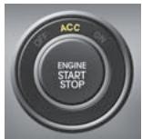 KIA OPTIMA HYBRIDE - Bouton de DEMARRAGE/ARRÉT DU MOTEUR illumné - 1