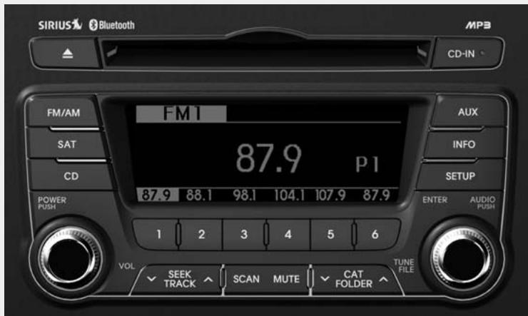 KIA OPTIMA HYBRIDE - * AVIS - Lecture d'un CD protégé contre la copie ou incompatible - 1