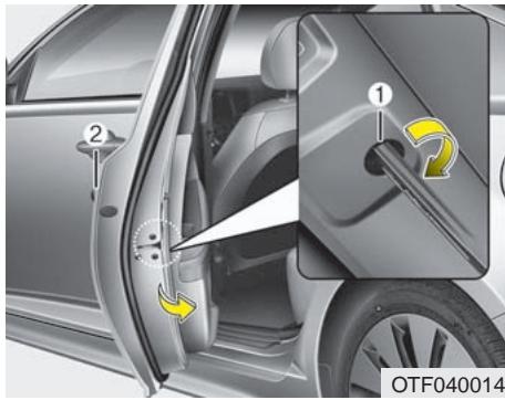 KIA OPTIMA HYBRIDE - Dispositif de verrouillage par détction de la vitesse (si équipé) - 1