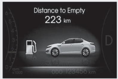 KIA OPTIMA HYBRIDE - Consommation moyenne (si équipe) (l / 100km ou MPG) - 1