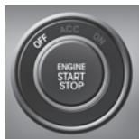 KIA OPTIMA HYBRIDE - Positions du bouton de DEMARRAGE/ARRÉT DU MOTEUR - 1