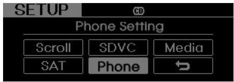 KIA OPTIMA HYBRIDE - Bouton SETUP - 1