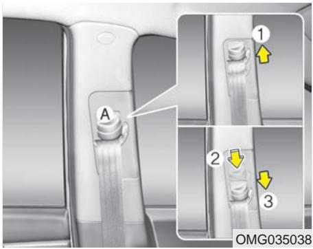 KIA OPTIMA HYBRIDE - Boucler la ceinture : - 1
