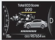 KIA OPTIMA HYBRIDE - Affichage du score ECO total - 2