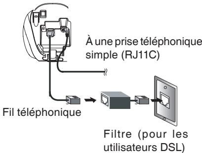 VTECH VT 2326 - Si vous êtes abonné aux services DSL : - 1