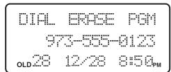 VTECH VT 2456 - Effacer les registres de l'historique des appels effacer un registre spécifique - 1