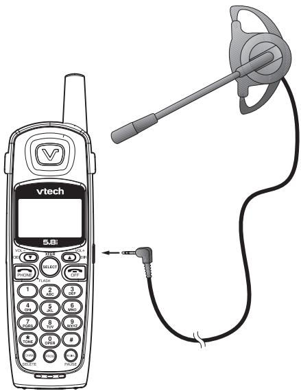VTECH VT 5845 - Prise du casque d'écoute - 1