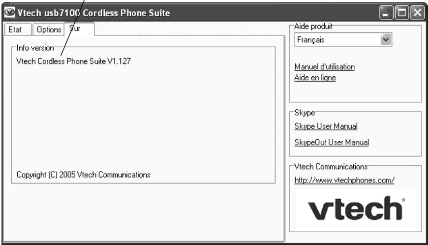 VTECH VT 7100 - Écran à propos - 1