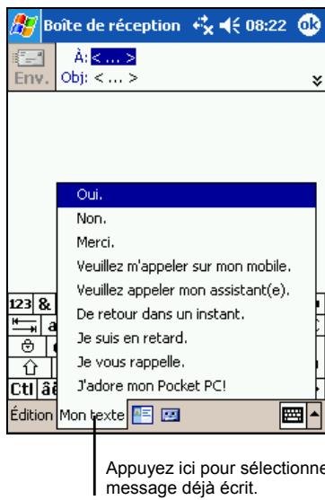 MIO 336BT - Utilisation de mon texte - 1