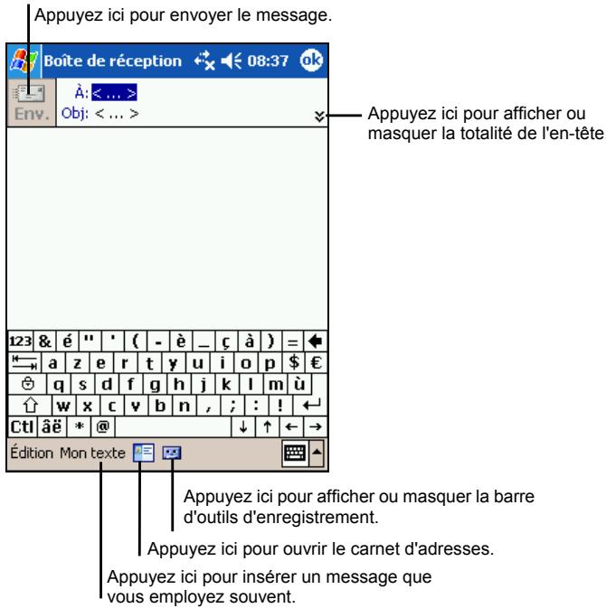 MIO 336BT - Composition et envoi de messages - 1
