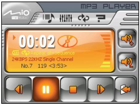 MIO C250 - Lire des fichiers MP3 - 1