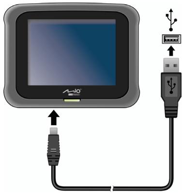 MIO C250 - Copie de MP3 ou images vers l'ordinateur - 1