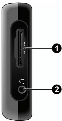 MIO C250 - Éléments du côté droit - 1