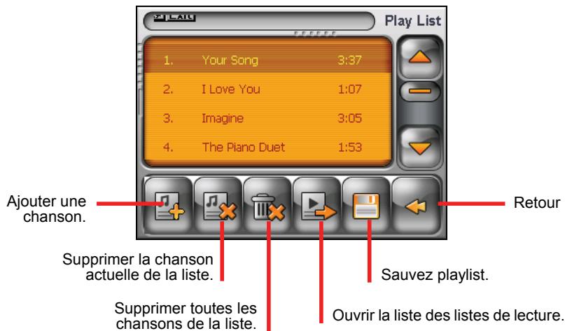 MIO C250 - Créer une liste de lecture - 1