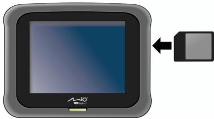 MIO C250 - Utilisation d'une carte sd/mmc - 1