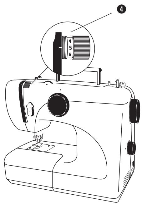 LERVIA KH 4000 AUTOMATIC FREE-ARM SEWING MACHINE - c) Snap on Fuß auswechseln - 1