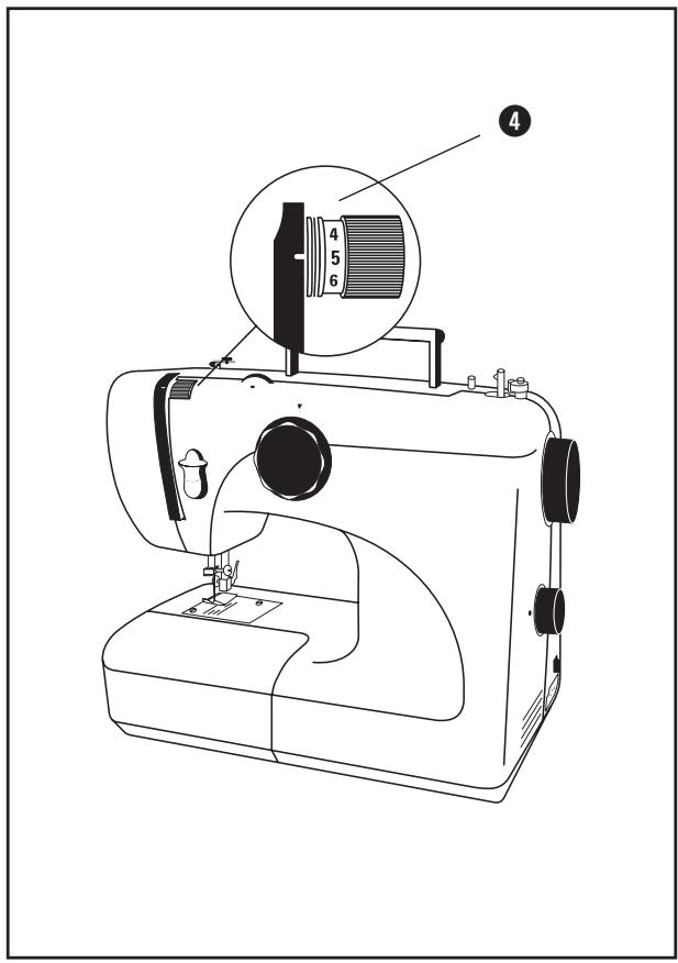 LERVIA KH 4000 AUTOMATIC FREE-ARM SEWING MACHINE - c) Changer le pied enclipsable - 1