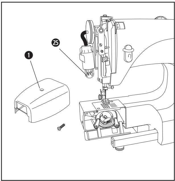 LERVIA KH 4000 AUTOMATIC FREE-ARM SEWING MACHINE - Warning: - 1