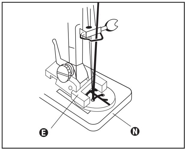 LERVIA KH 4000 AUTOMATIC FREE-ARM SEWING MACHINE - o) Knopflöcher nahlen - 1