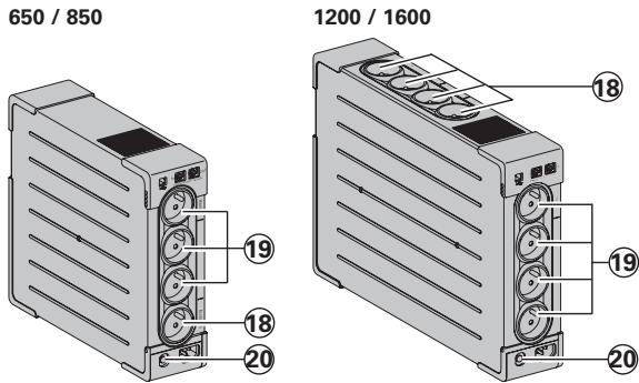 650 / 850 1200 / 1600 19 18 20 18 19 20