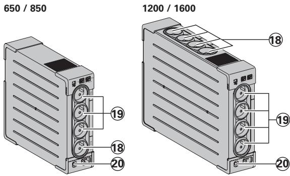 650 / 850 1200 / 1600 19 18 20 18 19 20
