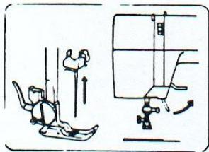 PRIVILEG MACHINE A COUDRE - Mouvements du pied de biche : - 1