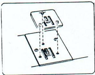 PRIVILEG MACHINE A COUDRE - Plaque de raccommodage : - 1