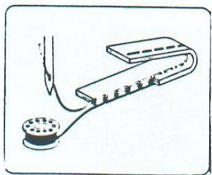 PRIVILEG MACHINE A COUDRE - Enfilage de la machine : - 9