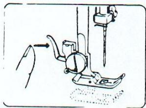 PRIVILEG MACHINE A COUDRE - Mouvements du pied de biche : - 2